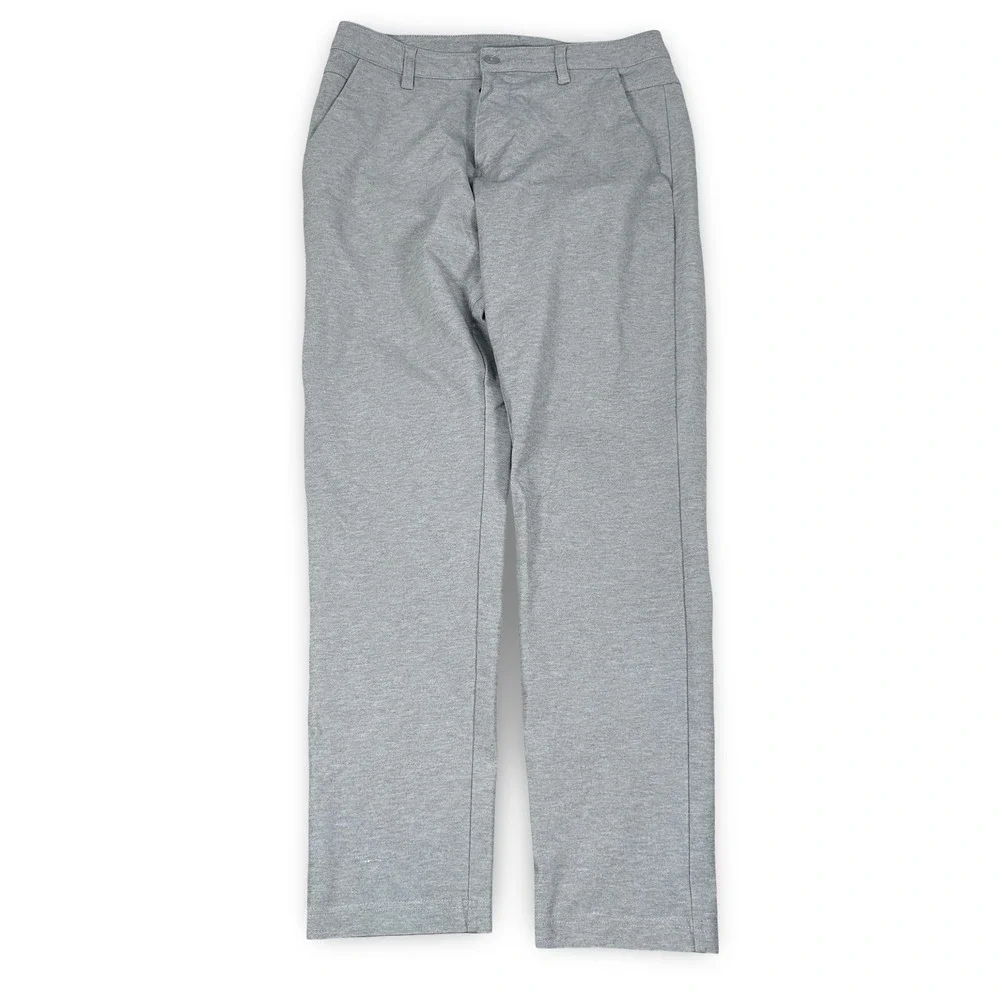 BYLT Premium Basics Everyday Pant 2.0 Slim Fit Gray Mens Size 33 Chino Stretch